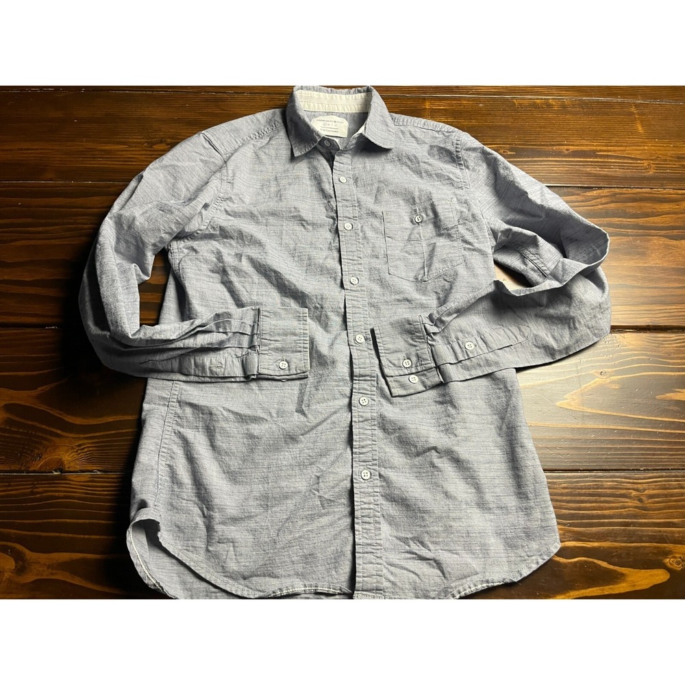PaperDenim&Cloth Shirt, Men's Size Small, Gray, Slim, Button Down